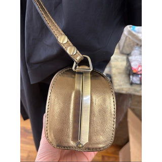 Patricia Nash Metallic Gold Mini Crossbody