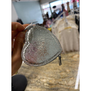 On 34th Silver Heart Coin Purse Keychain - Women Bags