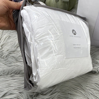 Hotel Collection Italian Percale Cotton 4 pc Sheet Set,Queen $450