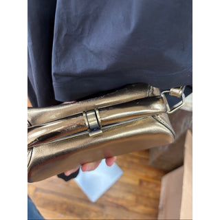 Patricia Nash Metallic Gold Mini Crossbody