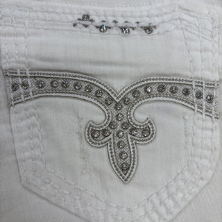 Rock Revival Jeans Crystals Embroidered Shorts 28