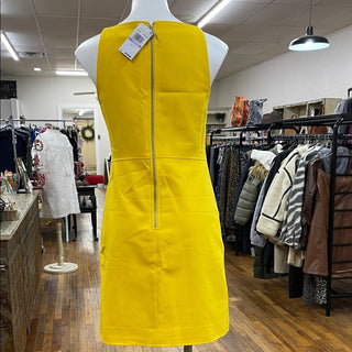 Michael Kors Strapless Yellow Dress Size 6