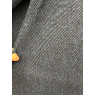 Aqua Wool-Blend Double-Breasted Navy Peacoat