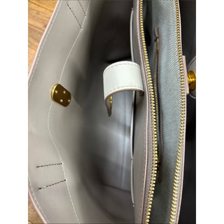 Donna Karan bridgehampton large leather tote light sand
