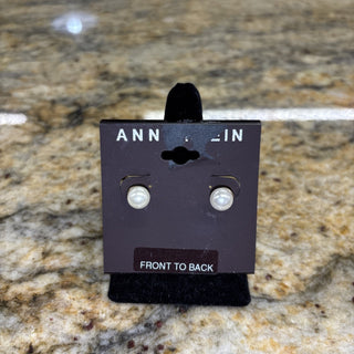 Anne Klein Pearl Stud Earrings