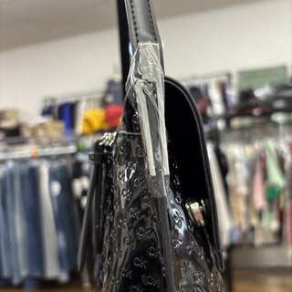 calvin klein Verne Signature Embossed Flap Shoulder Bag