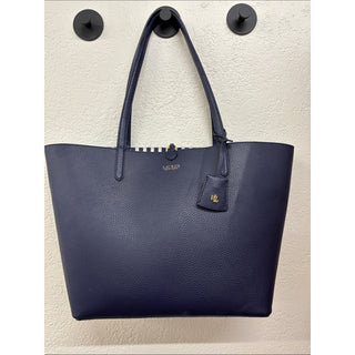 Lauren Ralph Lauren Navy faux leather reversible Tote bag