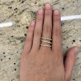 Gold Color Ring Size 8-9