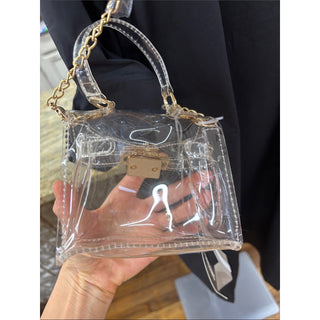 Like dreams Clear Mini Crossbody Bag with Chain Strap