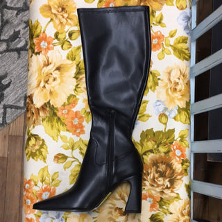 Steve Madden Black Knee-High Women's Boots W9.5