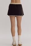 Black Soft Skort