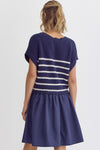 Navy Layered Dress