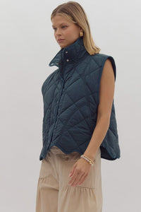 Pine Quilted Vest