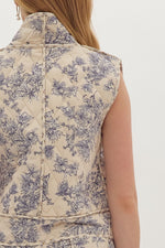 Floral Quilted Vest