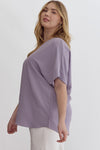 Plus Lavender Airflow Top