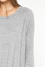 Heathered Grey Top