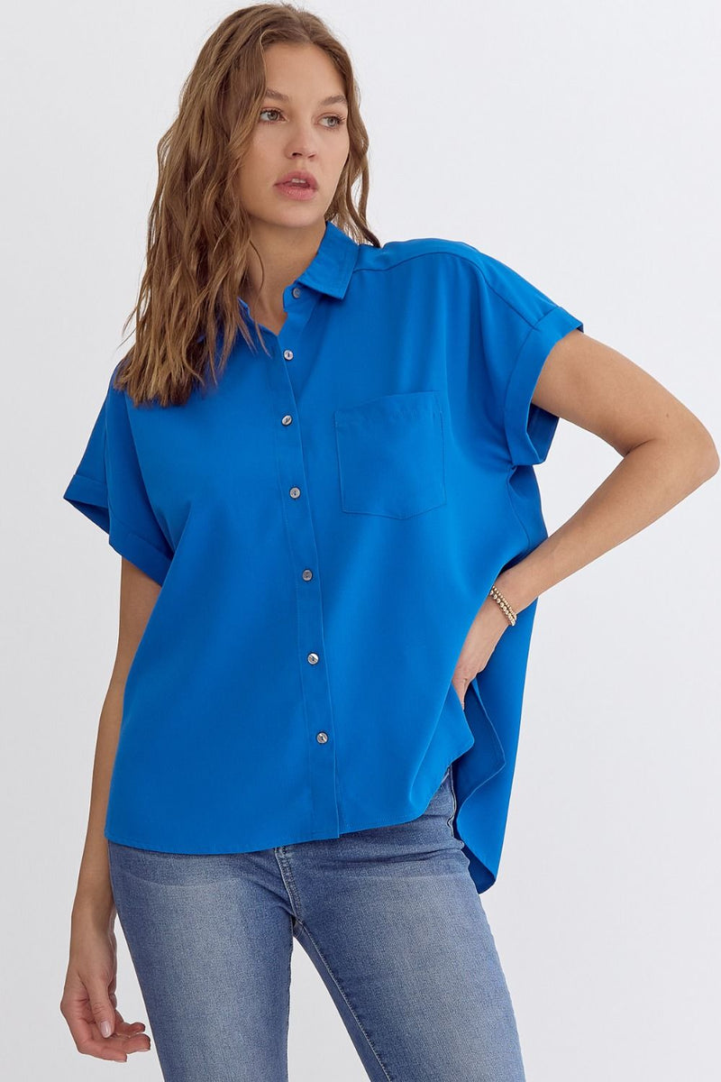 Rachel Button Down Top