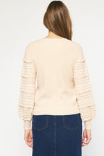 Oatmeal Textured Sweater