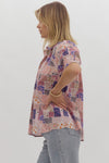 Rose Patchwork Top