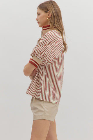 Brick Stripe Top