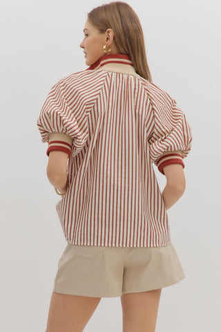 Brick Stripe Top