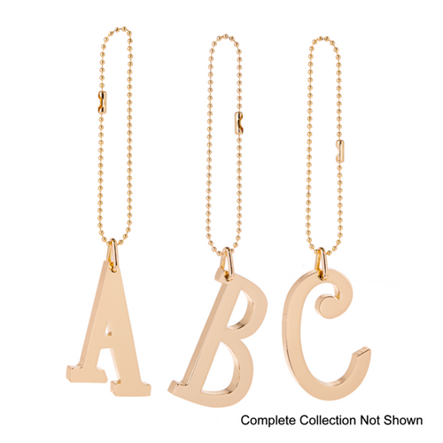 Initially Yours Gold Monogram Charm