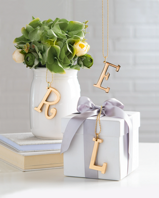 Initially Yours Gold Monogram Charm