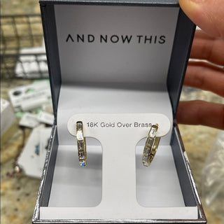 And Now This 18k Gold Over Brass earings