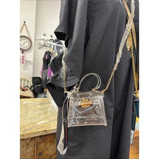 Like dreams Clear Mini Crossbody Bag with Chain Strap