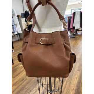 on 34th ansleyy bucket bag Top Handle Crossbody Bag Brown