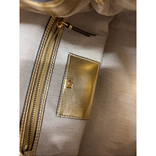 Donna Karan glenwood Metallic Gold Shoulder Bag