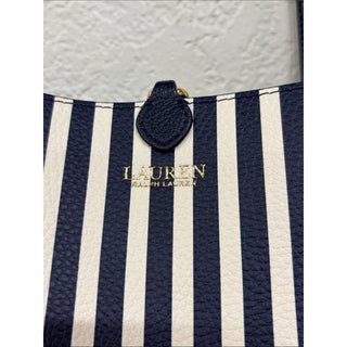 Lauren Ralph Lauren Navy faux leather reversible Tote bag