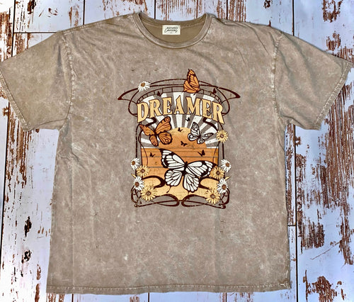 Dreamer Sunset Butterfly Tee