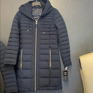 Tommy Hilfiger Women's Puffer Packable Hooded Coat Navy