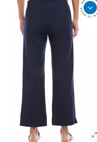 Karen Kane Navy Cropped Pants