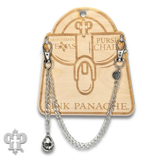 Curb Link Purse Chain w/Charm