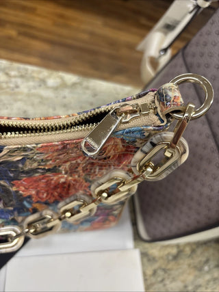 Brahmin Mod Esme Melbourne Leather Shoulder Bag With Chain Strap NWT