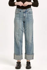 Dear John Cuffed Holly Pioneer Valley Wide Leg Jeans