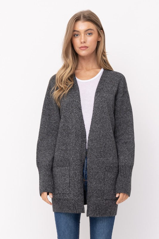 Mossy Open Front Cardigan