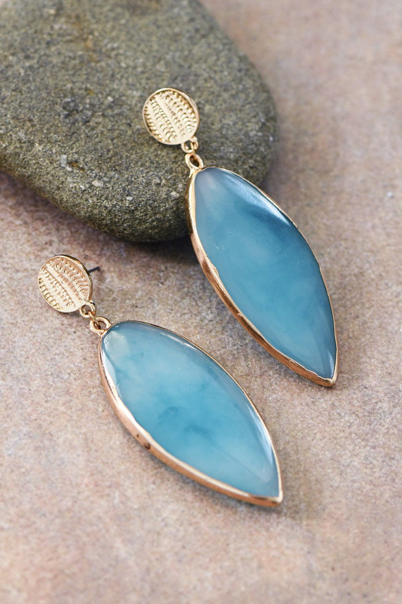 Stone Drop Earrings