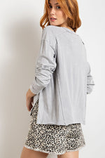 Irene Ice Grey Top