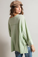 Honeydew Long Sleeve Top