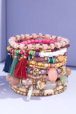 Pink Multi Bracelet Set