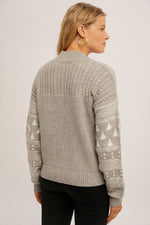Fair Isle Sweater Cardigan