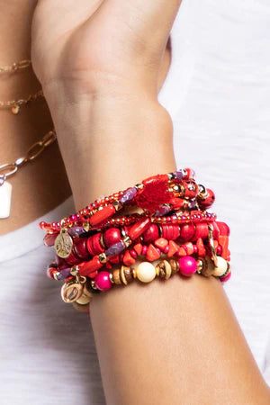 Cayenne Beaded Bracelet Set