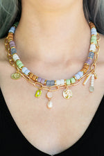 Bead & Charm Layered Necklace