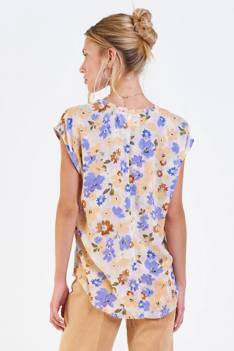 Dear John Yanis Lavender Medley Top