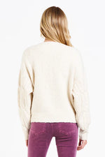 Lexi Shimmer Cream Sweater by Dear John