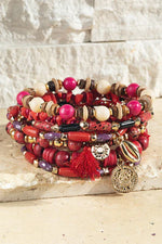 Cayenne Beaded Bracelet Set