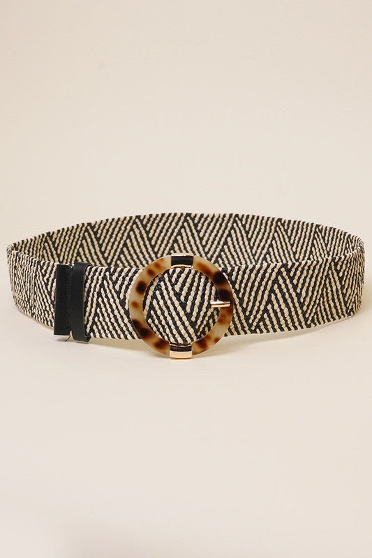 Wide Woven Belt